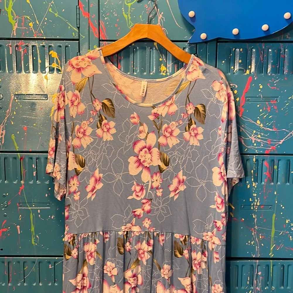 DB MOON floral Dress. 3XL. CL03 - Picture 1 of 10